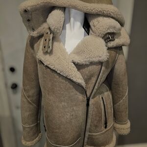 HISO MARTINA SHEARLING MOTO